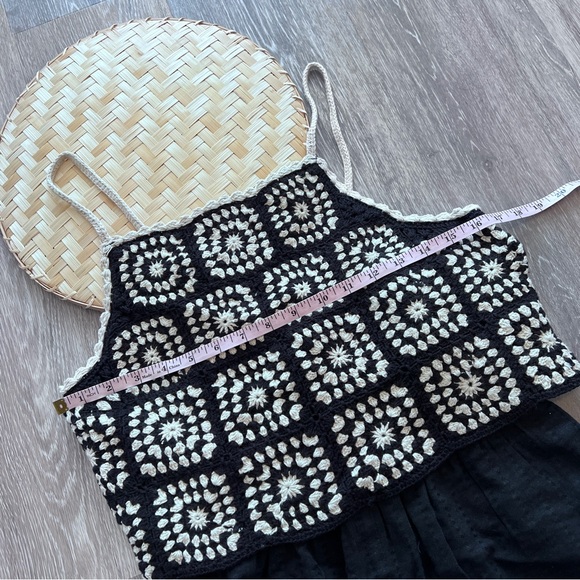 Lucky brand crochet granny knit romper - Picture 4 of 6